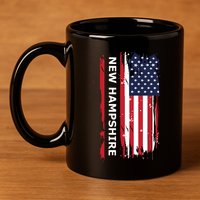 New Hampshire 11oz C Handle Ceramic Mug