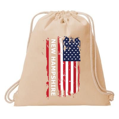 New Hampshire Drawstring Bag