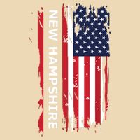 New Hampshire Drawstring Bag