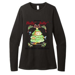 Neither Holly Nor Jolly But A Secret Third Thing Funny Bird Womens CVC Long Sleeve Shirt