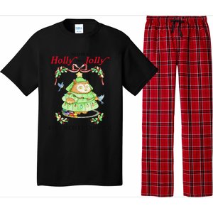 Neither Holly Nor Jolly But A Secret Third Thing Funny Bird Pajama Set