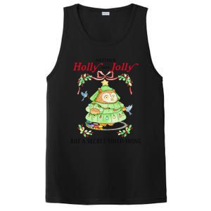 Neither Holly Nor Jolly But A Secret Third Thing Funny Bird PosiCharge Competitor Tank