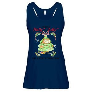 Neither Holly Nor Jolly But A Secret Third Thing Funny Bird Ladies Essential Flowy Tank