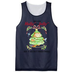 Neither Holly Nor Jolly But A Secret Third Thing Funny Bird Mesh Reversible Basketball Jersey Tank