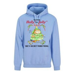 Neither Holly Nor Jolly But A Secret Third Thing Funny Bird Unisex Surf Hoodie