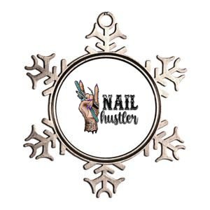 Nail Hustler Nail Technician Metallic Star Ornament