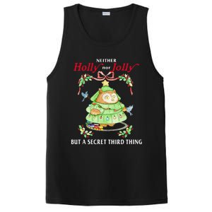 Neither Holly Nor Jolly But A Secret Third Thing Funny Bird PosiCharge Competitor Tank