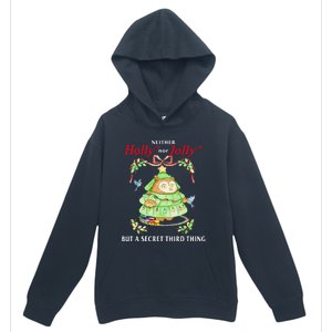 Neither Holly Nor Jolly But A Secret Third Thing Funny Bird Urban Pullover Hoodie