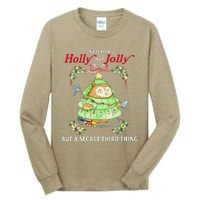 Neither Holly Nor Jolly But A Secret Third Thing Funny Bird Tall Long Sleeve T-Shirt