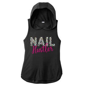 Nail Hustler Nail Tech Techniques Nail Boss Nail Polish Art Ladies PosiCharge Tri-Blend Wicking Draft Hoodie Tank