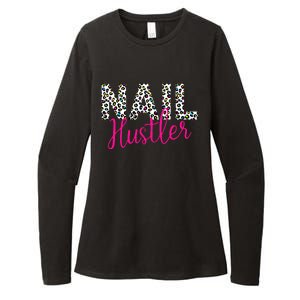 Nail Hustler Nail Tech Techniques Nail Boss Nail Polish Art Womens CVC Long Sleeve Shirt