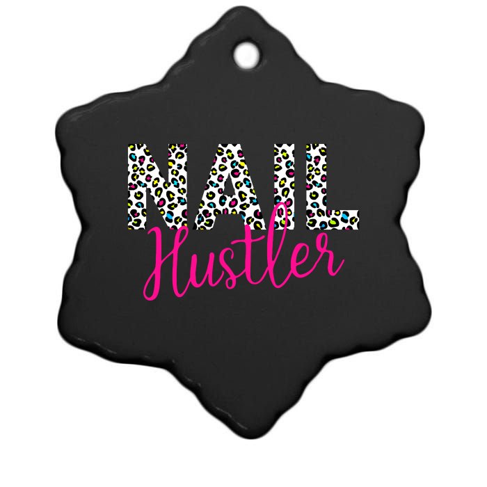 Nail Hustler Nail Tech Techniques Nail Boss Nail Polish Art Ceramic Star Ornament