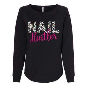 Nail Hustler Nail Tech Techniques Nail Boss Nail Polish Art Womens California Wash Sweatshirt