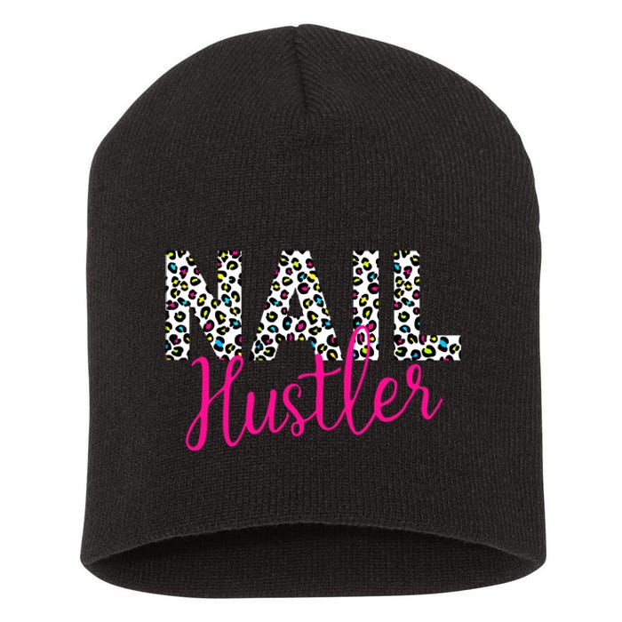 Nail Hustler Nail Tech Techniques Nail Boss Nail Polish Art Short Acrylic Beanie