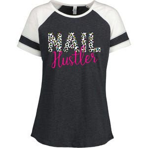 Nail Hustler Nail Tech Techniques Nail Boss Nail Polish Art Enza Ladies Jersey Colorblock Tee