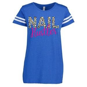 Nail Hustler Nail Tech Techniques Nail Boss Nail Polish Art Enza Ladies Jersey Football T-Shirt