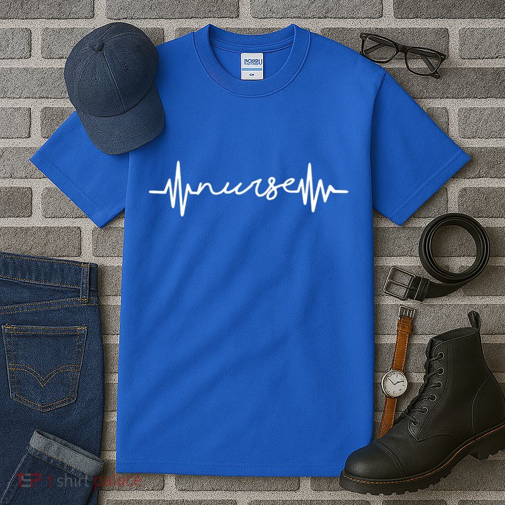 Nurse Heartbeat Nursery Gift Tall T-Shirt