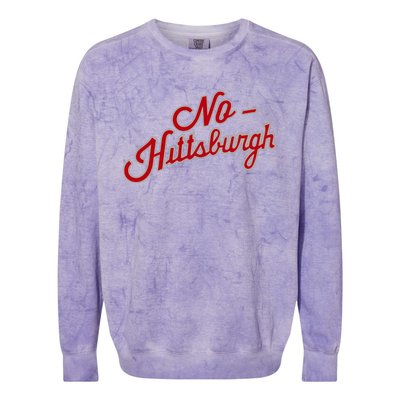 No Hittsburgh Colorblast Crewneck Sweatshirt