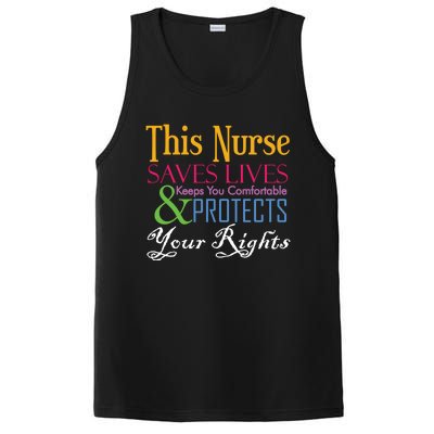 Nurse Hero Novelty Gift PosiCharge Competitor Tank