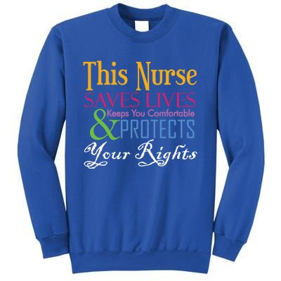 Nurse Hero Novelty Gift Sweatshirt