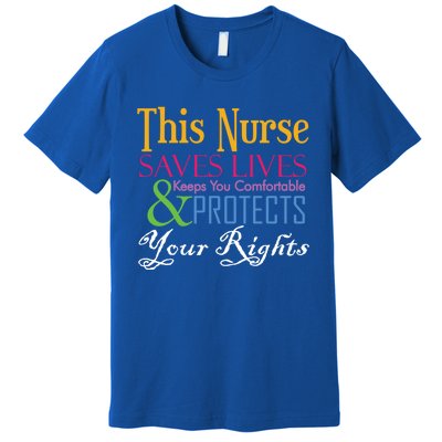 Nurse Hero Novelty Gift Premium T-Shirt