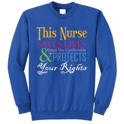 Nurse Hero Novelty Gift Tall Sweatshirt