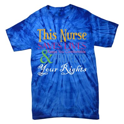 Nurse Hero Novelty Gift Tie-Dye T-Shirt