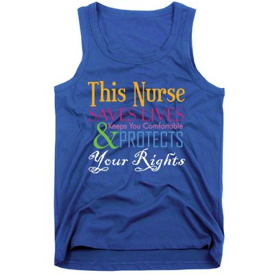 Nurse Hero Novelty Gift Tank Top