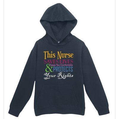 Nurse Hero Novelty Gift Urban Pullover Hoodie