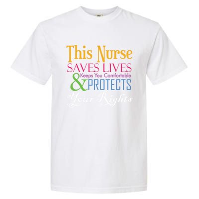 Nurse Hero Novelty Gift Garment-Dyed Heavyweight T-Shirt