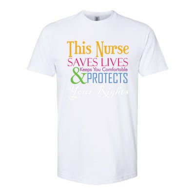 Nurse Hero Novelty Gift Softstyle CVC T-Shirt