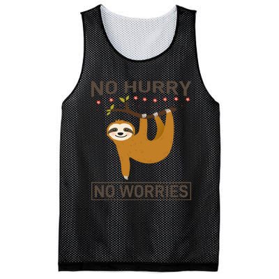 No Hurry No Worries Mesh Reversible Basketball Jersey Tank