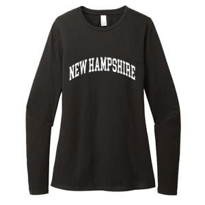 New Hampshire NH Worn Design Classic Womens CVC Long Sleeve Shirt