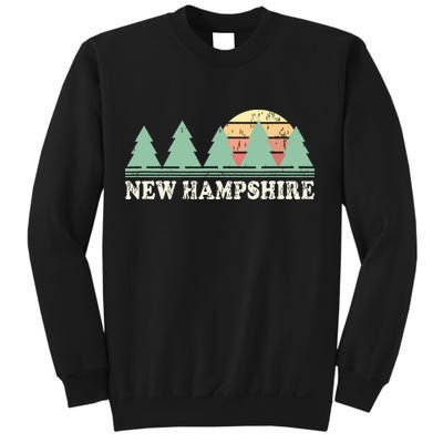 New Hampshire Nh Vintage Retro 70s Graphic Sweatshirt