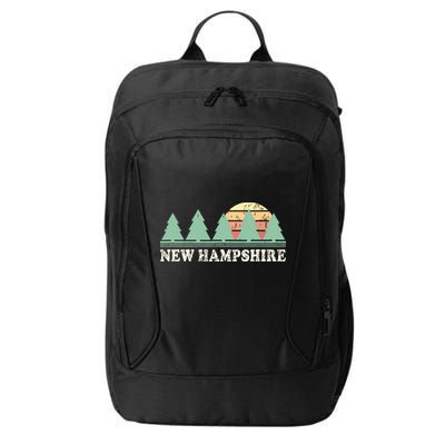 New Hampshire Nh Vintage Retro 70s Graphic City Backpack
