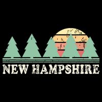 New Hampshire Nh Vintage Retro 70s Graphic Womens Tank Top