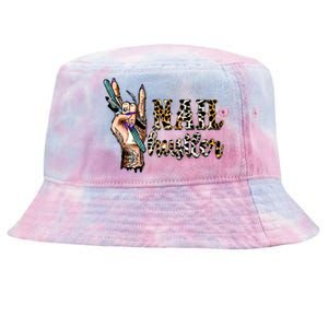 Nail Hustler Nail Tech Manicurist Nail Polish Art Nail Boss Tie-Dyed Bucket Hat