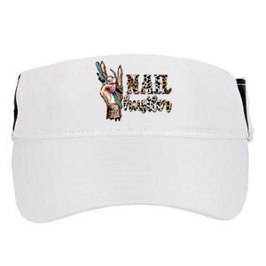 Nail Hustler Nail Tech Manicurist Nail Polish Art Nail Boss Adult Drive Performance Visor