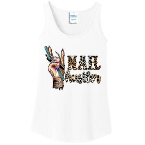 Nail Hustler Nail Tech Manicurist Nail Polish Art Nail Boss Ladies Essential Tank