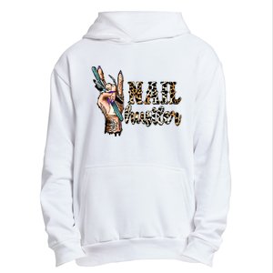 Nail Hustler Nail Tech Manicurist Nail Polish Art Nail Boss Urban Pullover Hoodie