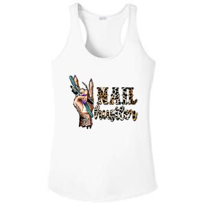 Nail Hustler Nail Tech Manicurist Nail Polish Art Nail Boss Ladies PosiCharge Competitor Racerback Tank