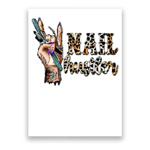 Nail Hustler Nail Tech Manicurist Nail Polish Art Nail Boss Poster