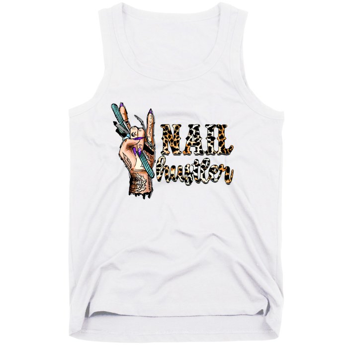 Nail Hustler Nail Tech Manicurist Nail Polish Art Nail Boss Tank Top