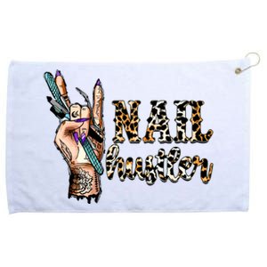 Nail Hustler Nail Tech Manicurist Nail Polish Art Nail Boss Grommeted Golf Towel