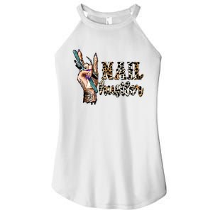 Nail Hustler Nail Tech Manicurist Nail Polish Art Nail Boss Women's Perfect Tri Rocker Tank