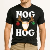 Nog Hog National Eggnog Day Egg Nog Christmas Holiday Great Gift Cooling Performance Crew T-Shirt