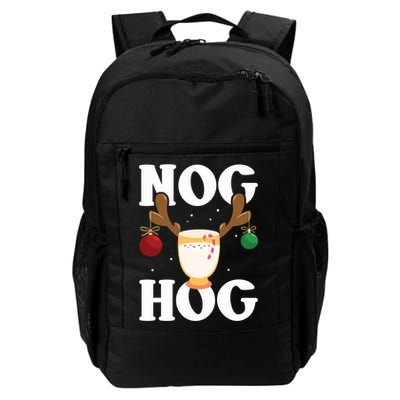 Nog Hog National Eggnog Day Egg Nog Christmas Holiday Great Gift Backpack