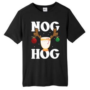 Nog Hog National Eggnog Day Egg Nog Christmas Holiday Great Gift Tall Fusion ChromaSoft Performance T-Shirt