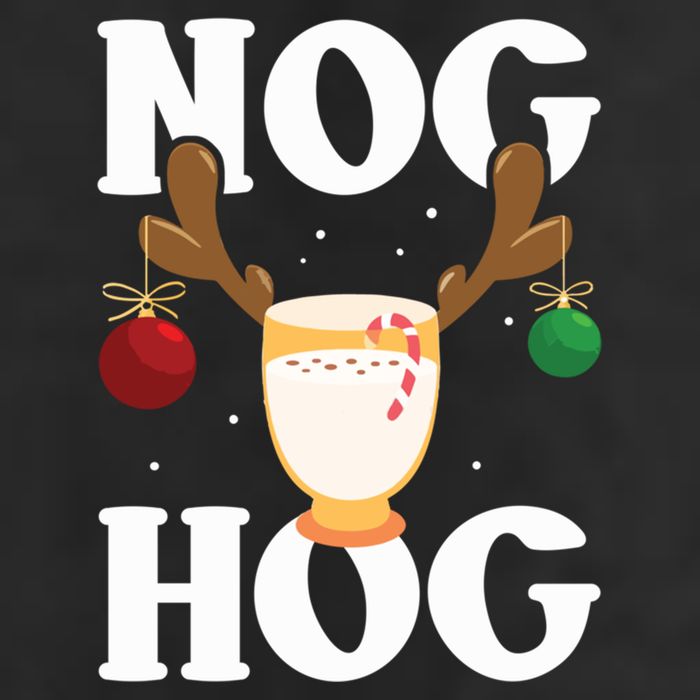 Nog Hog National Eggnog Day Egg Nog Christmas Holiday Great Gift 11oz C Handle Ceramic Mug