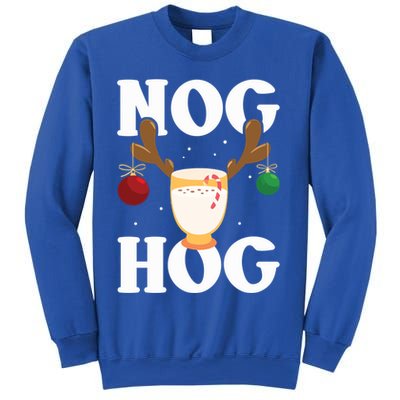 Nog Hog National Eggnog Day Egg Nog Christmas Holiday Great Gift Sweatshirt